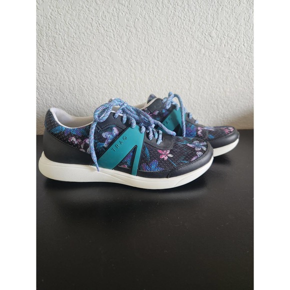 TRAQ by Alegria Qarma Womens Smart Walking Shoe Floral Size 40 8.5 - Picture 1 of 9